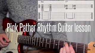 Learn the Pink Panther CHORDS with this Guitar Lesson & play along with tab/notation at end