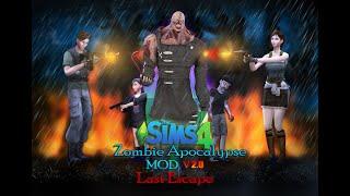 The Sims 4 Zombie Apocalypse  -MOD-  V 2.0 Last Escape - Release Trailer