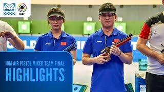 Highlights & Interviews | 10m Air Pistol Mixed Team Final - ISSF World Cup Rifle / Pistol Munich