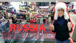 SHOPPING  IN RUSSIA | Clothing market, real, fake brands and what it's like