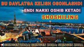 Yangilik shoshiling / ENDI BU DAVLATIGA ISHGA BORISH OSONLASHDI / Shingen zona