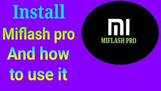 Miflash Pro