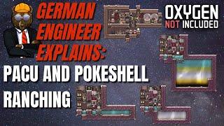 GERMAN ENGINEER explains ONI: PACU and POKESHELL Ranching for LIME! Oxygen Not Included Spaced Out