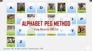 The Alphabet Peg Method to improve Memory