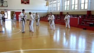 Grandmaster Brad Shipp Teaches Chun Kuhn Taekwondo Silla Pole Pattern at Seminar (Sept 2013)