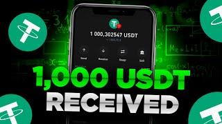 FREE $1000 USDT : Claim Free $1000 USDT With This Trust Wallet Loan Bot( PROOF) - Free Usdt 2024