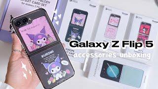 Samsung Galaxy Z Flip 5 accessories unboxing  Kuromi & My Melody edition  Z플립5 쿠로미 에디션