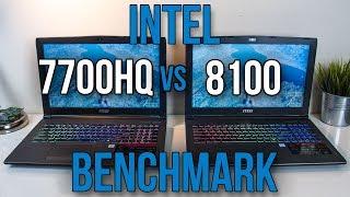 i3-8100 vs i7-7700HQ - Laptop CPU Comparison and Benchmarks