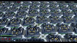 1000 UEF Long Range Artillery - Supreme Commander 2 Experiments