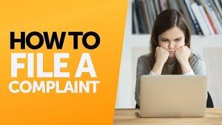 How to file a complaint