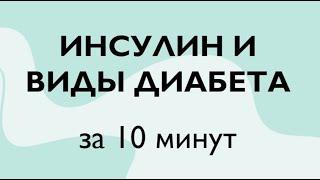 BioFamily: Инсулин и виды диабета за 10 минут (Рохлов 2020)