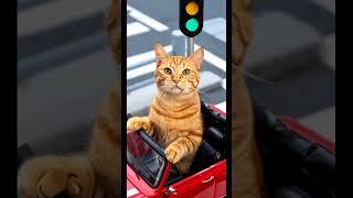 коты катаются #нейросеть #cat #music #funny