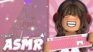 ROBLOX ASMR Pastel Pink Tower  but it's very RELAXING *VERY CLICKY*