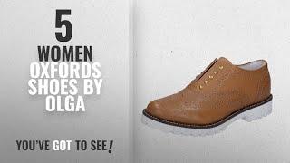 Top 5 Olga Women Oxfords Shoes [2018]: Olga RUBINI Elegant Woman 10 US/40 EU Brown Leather