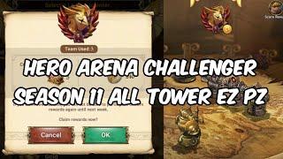 HERO ARENA S11 CHALLENGER 3 TEAM F2P EZ PZ GO 1ST | 7DS GRAND CROSS