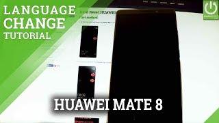 Language in HUAWEI Ascend Mate 8 - Change Language Settings