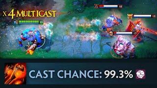 99% CHANCE of MULTICAST Ogre Magi20 Kills | Dota 2 Gameplay