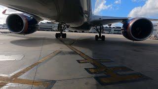 Aeroflot, A350-900, VQ-BFY, Arrival and tow in, MIA/KMIA.