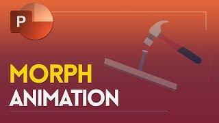 PowerPoint 2019 (365) Morph Animaiton Example  Hammer and nail animation