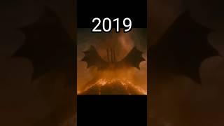 Evolution of King Ghidorah #evolution #heiseigodzilla #ghidorah