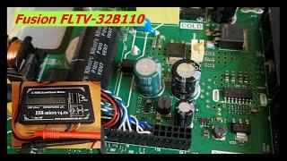 Fusion FLTV-32B110 тёмный экран (нет подсветки). MainBoard: SKR.816 уменьшить ток.