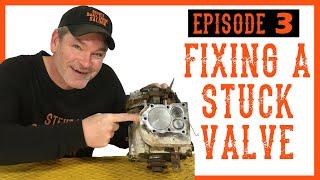 Easily Fix A Sticky Valve And Test Compression On A Briggs Engine - Episode 3 of 7 Tiller Series