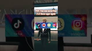 POV: You have to delete 2 of these apps...