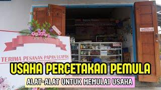 CARA MEMBUAT USAHA PERCETAKAN PEMULA