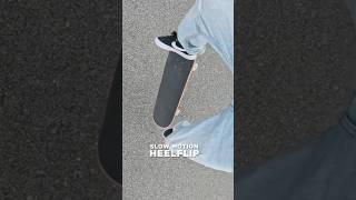 POV Heelflip in Slow Motion  #heelflip #skateboarding #skate #skatetricks  #skateboardingtrick