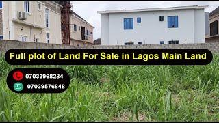 Full plot of Land For Sale in Lagos Main Land