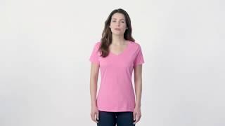 Port & Company® Ladies Fan Favorite™ V-Neck Tee LPC450V