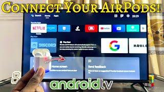 How to Connect AirPods to Android TV (Wireless Bluetooth Connection)