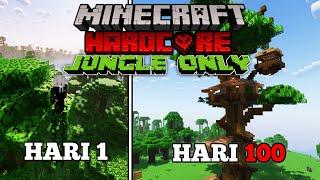 100 Hari di Minecraft Hardcore Jungle Only