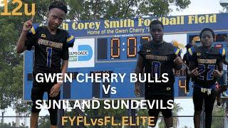 12U ACTION GWEN CHERRY BULLSVS SUNILAND SUNDEVILLS  #explore #cameramanced #football #sports #