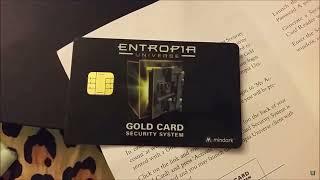 Бизнес игра Entropia Universe. Security Card.