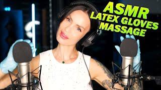 ASMR Intense Latex gloves massage to fall asleep  relaxing trigger