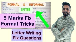 Easy Trick and Format to Letter Writing: English Grammar