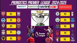 Pronostics Foot ANGLETERRE: Les 10 meilleurs pronostics ( PREMIER LEAGUE 2024-2025)