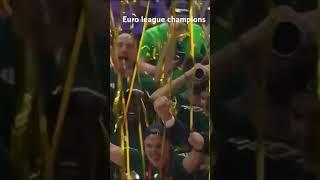 Euro league champions #panathinaikosbc #euroleague #ataman