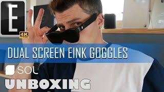 Dual Screen 3D EINK Goggles | SOL Reader Unboxing