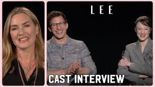 Kate Winslet, Andy Samberg & Andrea Riseborough Interview - LEE! In Theatres September 27!