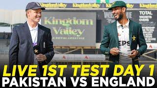 Live | Pakistan vs England | 1st Test Day 1, 2024 | PCB | Sports Central | #PAKvENG