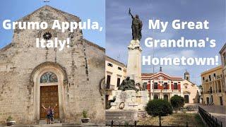 Grumo Appula, Italy: Rachel’s Great Grandma’s Hometown | Italy Travel Vlog #3