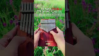 Howl's Moving Castle Promise of the World Kalimba Tutorial #kalimba