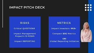 FAST TRACK Impact Pitch Deck - Investible Impact Innovation, FREE course