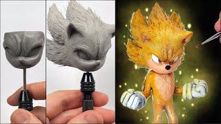 Create Super Sonic (Movie.ver) with Clay / Sonic the Hedgehog 2  [kiArt]