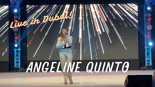 Angeline Quinto Live at Barrio Fiesta Dubai 2022 | Jhigz Ortua