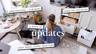 Organizing EVERYTHING! First week living together + come on vacation with us