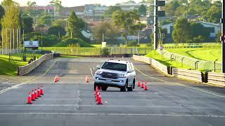 Toyota Landcruiser VSB14 LT2 Lane Change Test / 100kph /4052kg