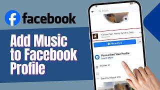 How to Add Music to Facebook Profile | Put a Song on Your Bio (2024)